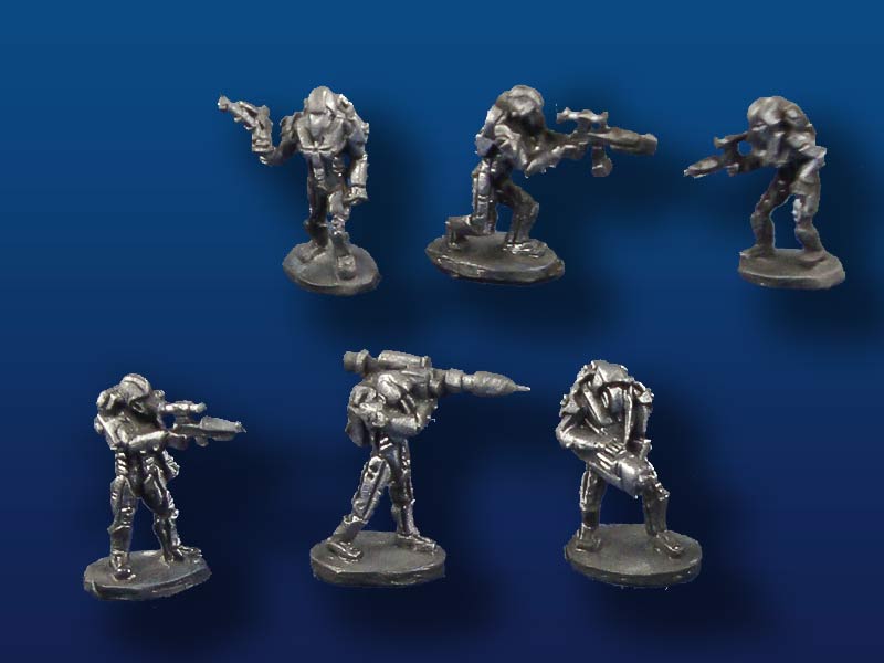 15mm Science Fiction Star Army (30 Figures, 6 Poses)