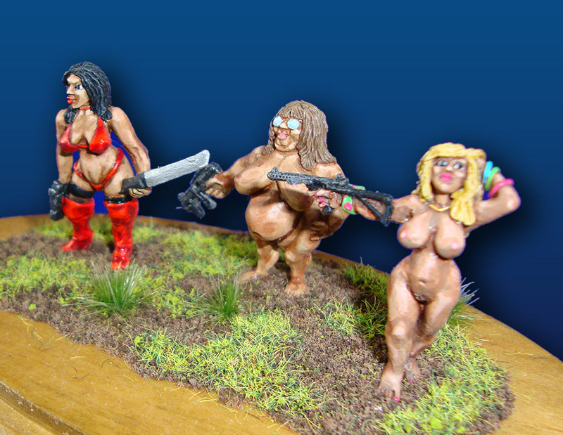 28mm Female Crazies & Cultists