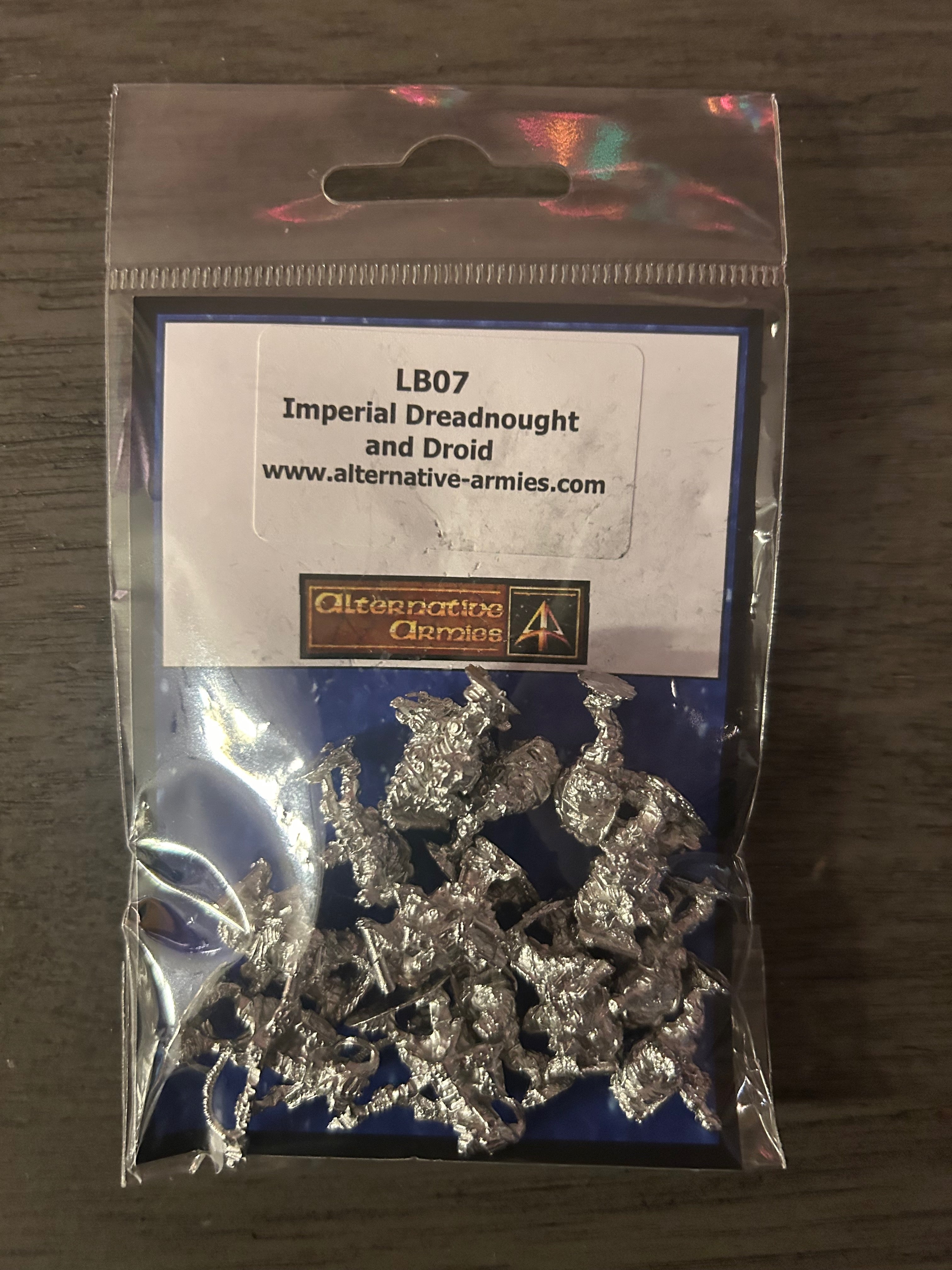 Laserburn Imperial Dreadnought and Droid