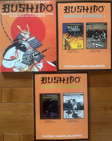 Bushido Role Playing Game Lot
