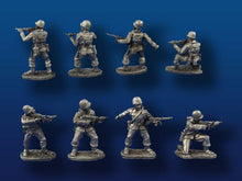 28mm WWII US Infantry w/Thompson (16 Figures in 4 Poses)
