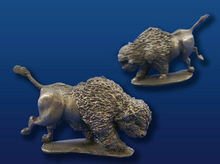 Steppe Bison, Charging (One Figure)