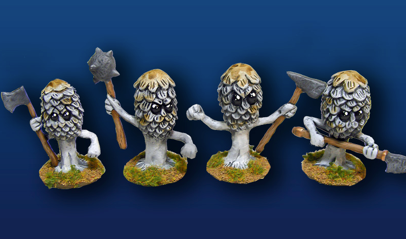 Shaggy Mane Mushroom Men (4)