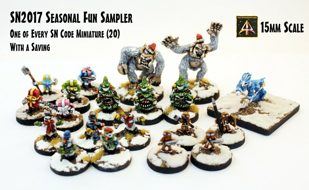 15mm Seasonal Fun Sampler – Messy House Miniatures