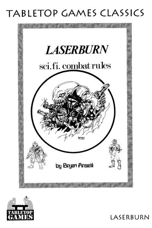 Laserburn Sci. Fi. Combat Rules by Bryan Ansell