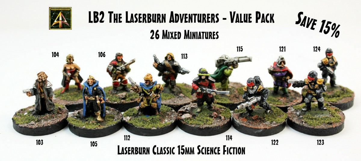 Laserburn Adventurers