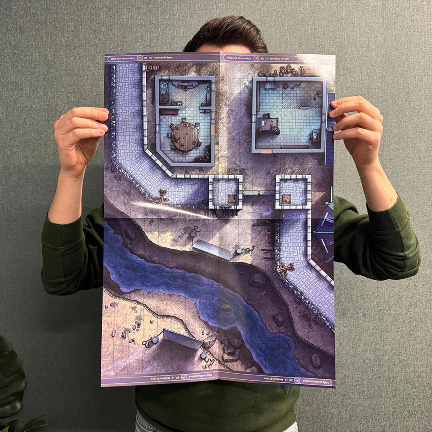 The Map Library 100 Dry Erase Battle Maps for Fantasy Role Playing Games