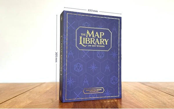 The Map Library 100 Dry Erase Battle Maps for Fantasy Role Playing Games