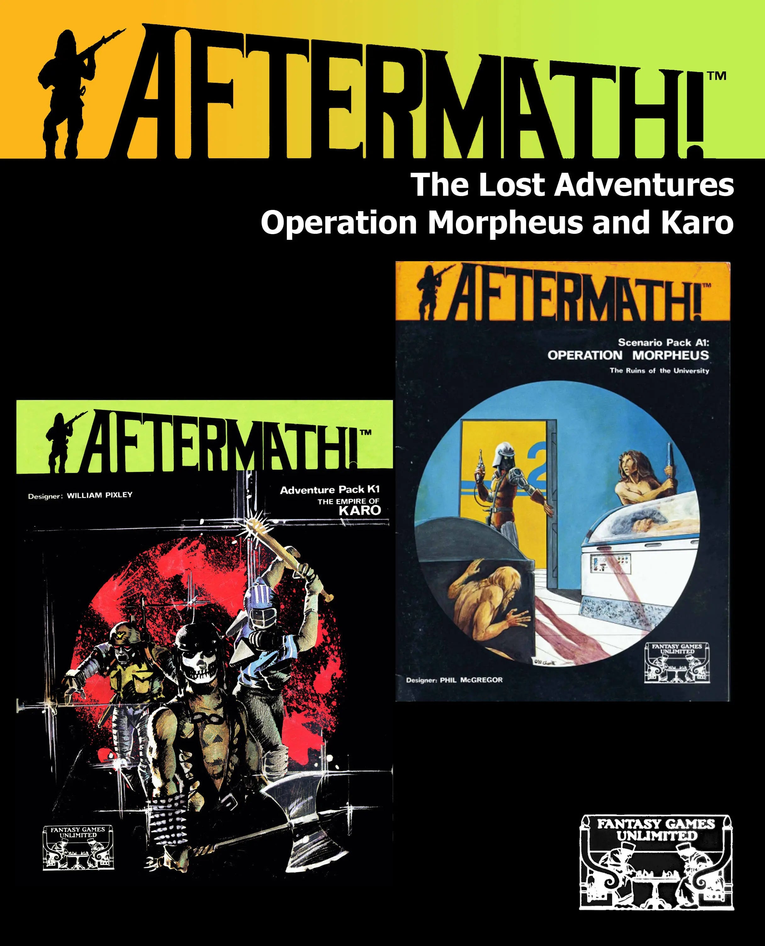 Aftermath! The Lost Adventures Operation Morpheus and Karo